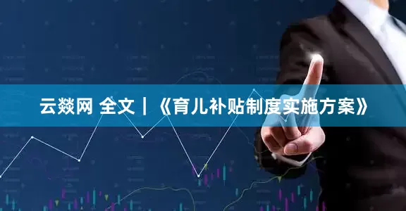 云燚网 全文｜《育儿补贴制度实施方案》