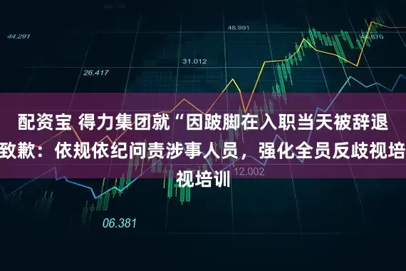 配资宝 得力集团就“因跛脚在入职当天被辞退”致歉：依规依纪问责涉事人员，强化全员反歧视培训